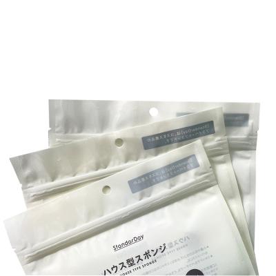 China China Supplier Moisture Proof Plastic Transparent Packaging Bag For Cosmetic Jewelry Zipper Bag for sale