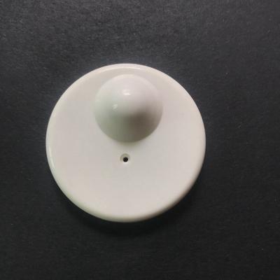 China Gray Black White Customized Eas Tag Pin Rf 8.2mhz Reusable Hard Tag 50*18mm for sale