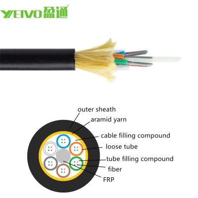 China Suitable For Long Distance And Indoor Adss Communication Adss Single Mode Fiber Optic Cable Manufacturer Supplier Price for sale