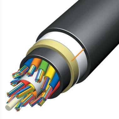 China ADSS Aerial Cable All Dielectric Fiber Optic Cable No Metal for sale