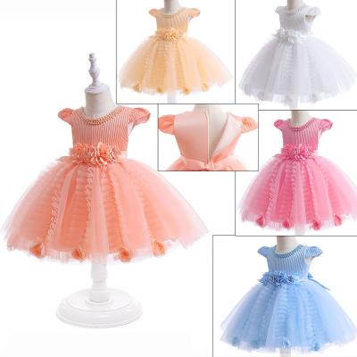 China Washable Girls Princess Dresses Gown Flower Girl Wedding Evening Dress Ball Gown Tutu Children Party Clothes Kids Dresses for sale