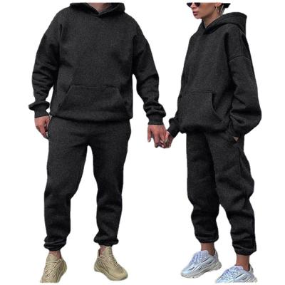 China 2022 new arrival sports breathable unisex tracksuit set casual hoodie sweat pants unisex suit sweatsuit sets unisex for sale