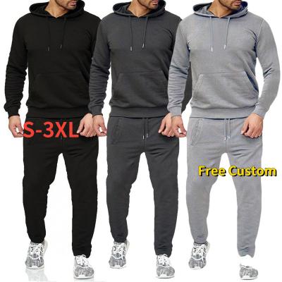 China 2022 Sporty Men's Breathable Tracksuit High Quality Casual Hooded Men Tracksuit Hooded Men 2 Pcs Pants Set for sale