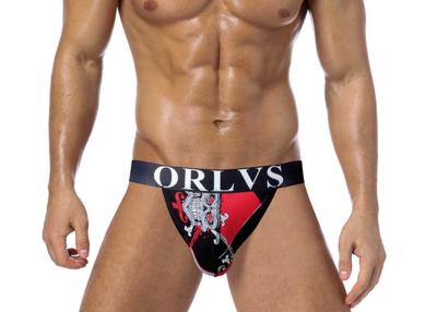 China Printed Polyester Mens G String Underwear , Jack Straps Underwear For Men for sale