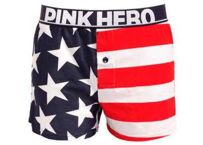 China Men printed boxer shorts cotton custom underwear loose underwear for men fashion trunks for sale