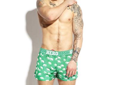 China Soft Cotton Loose Fit Boxer Shorts , Men'S Performance Underwear Colorful for sale