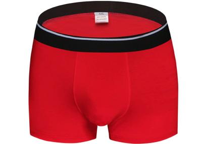 China Red Men'S Exercise Underwear , Cotton Mens Compression Underwear Briefs for sale