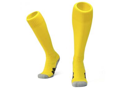 China Soft Nylon Mens Athletic Socks Breathable For Football Sports , Custom Logo Printed for sale