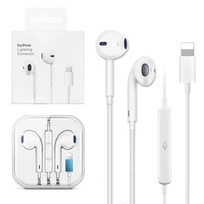 China wholesale high quality In-ear earbuds cable earphone for iphone 11 12 pro max original earbuds for apple for lightning for sale