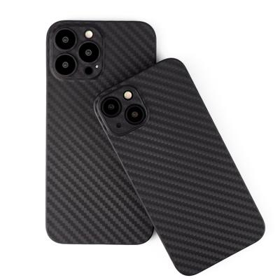 China Slimoro 0.35mm Cell Phone Carbon Fiber Case Anti-scratch Cover Device Shockproof Super Thin Carbon Fiber For iphone 12 Case for sale