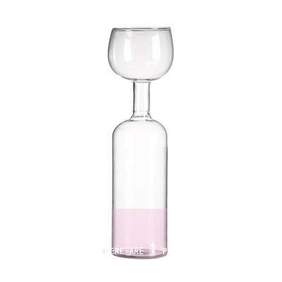 China 900026 Eco - Friendly , Transparent High Borosilicate Glass Wine Decanter for sale