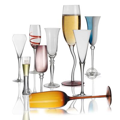 China Modern creative home pure color bar house champagne glasses for sale