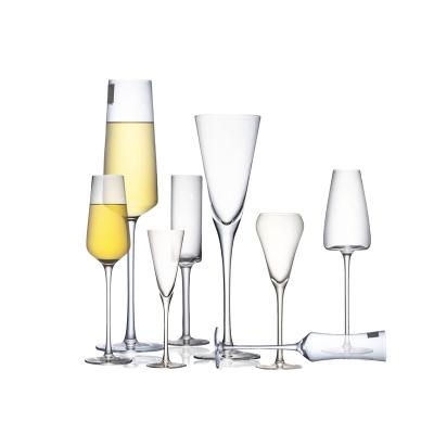 China Eco-friendly boutique wine modern craft home bar champagne glass making creative home wine glass for sale