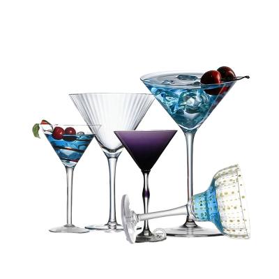 China New Classic/Postmodern Cocktail Martini Glass Cup For Size Drinkware Wine Transparent Wine Color Feature Weight Plastic Customized Type for sale