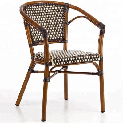 China Durable Outdoor Rattan Chair Wicker Chair Garden Rattan Dining Chair Indonesia for sale