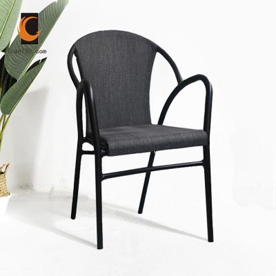 China New Style Modern Popular Single Chair Garden Balcony Bistro Chair Outdoor Patio Chairs for sale