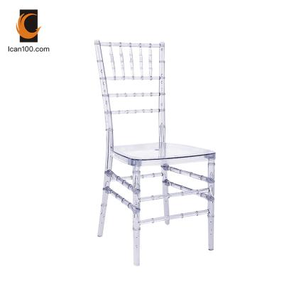 China Chivari Modern Luxury Plastic Wedding Event Chair Style Leisure Fashion Clear Chairs for sale