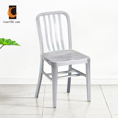 China China Manufacturer Wholesale Dining Bar Industrial Metal Chairs Aluminum Industrial Chairs Restaurant Chairs for sale