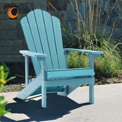 China Modern Hot Sale Comfortable Colorful Unfolded Wooden Relax Chair Garden Beach Sling Chair Adirondack Chair for sale