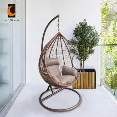 China Modern Outdoor Balcony Swing Hottest Water Proof Hanging Egg Chair for sale