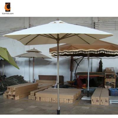 China Outdoor Furniture Patio Design Restaurant Garden Beach Sea Sun Umbrella Anti Fading Outdoor Parasol for sale