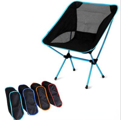 China Eco-friendly Outdoor Portable Ultralight Folding Chair Tools Fishing Chair High Load Camping Chair Beach Travel Hiking Picnic Seat for sale