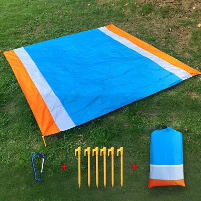 China Waterproof Picnic 200x210cm Times Modern Mat Portable Lightweight Mattress Outdoor Mat Sand Beach Mat Camping Pocket Beach Blanket for sale