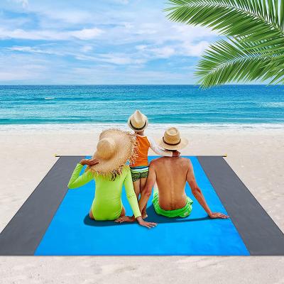 China Waterproof Pocket Mat Folding Camping Mat Mattress Mat Outdoor Portable Modern Beach Blanket for sale