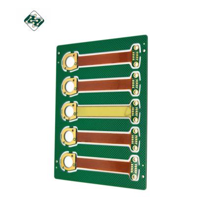 China Custom One Stop High Frequency Rigid-Flex Board FPC Flexible Circuit Board Flexible PCB Assembly fabrikant Te koop