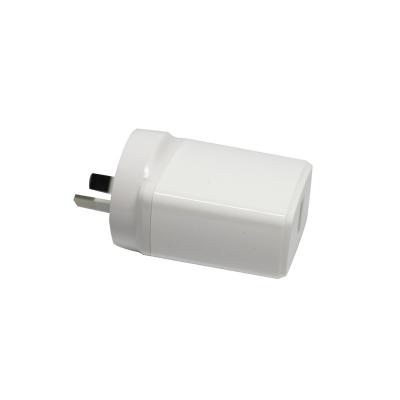 China Video Au Plug QC3.0 Charger Travel Wall Plug Quick Charger Adapter For AU for sale