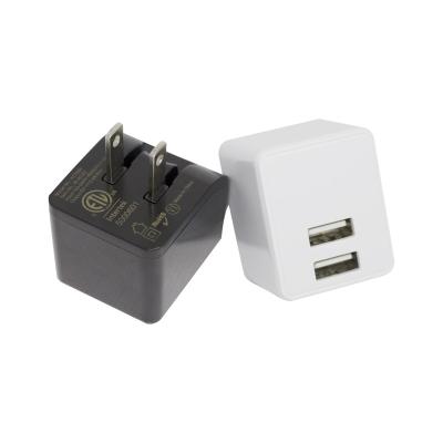 China Popular Multi Phone Pad LED Light Sockets 5V 2.4A Dual USB Port Wall Adapter Charger For Japan for sale