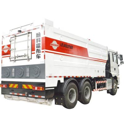 China Easy Operation High effiiciency Economy China Dagang DGL5250TFS-166 Truck Mounted Cement Lime Powder Spreader Cement Powder Spreader Bulk Cement Spread for sale