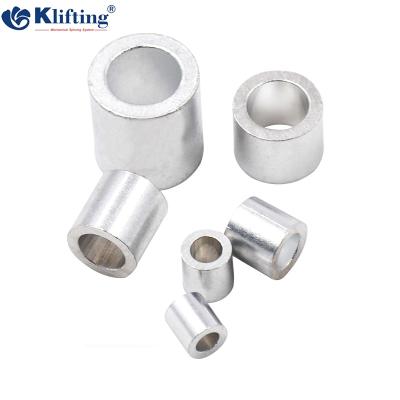 China Seamless Round Aluminum Ferrule Crimp Sleeve For Wire Rope Sling Stamping for sale