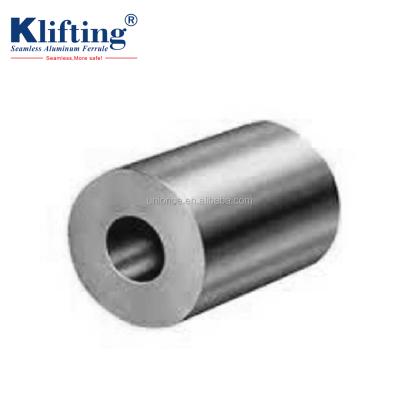 China Aluminum Wire Rope Fittings En13411-3 Round Termination Sleeve Rope Stamping And Crimping for sale