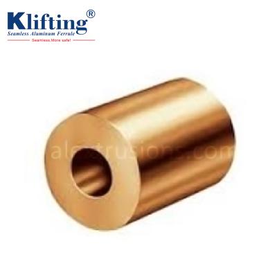 China For Wire Rope Around Copper Ferrules Fitting Wire Rope Rigging Hardware 2.5mm for sale