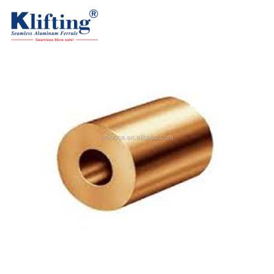 China For Wire Rope Copper Crimp Ferrule Wire Rope Button Terminations for sale