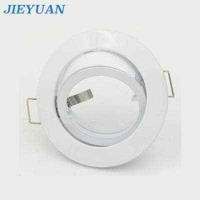 China MR Round 16 Antique Warm Spot Aluminum GU10 Downlight Fixture Parts Ceiling Light LED Lamp Cover Housing Shade for sale