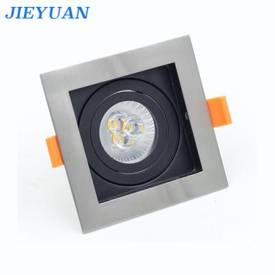 China Hot Selling 1 and 2 New LED Downlight Heads Square Rectangle Indoor Spotlight GU10 and AR111 LED Indoor Ceiling Light for sale