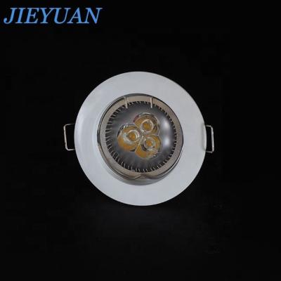 China Modern Black GU10 Housing Ceiling Lamp Downlight Shade Fixtures Aluminum Alloy Dorative Ceiling Light Covers For Home Office for sale