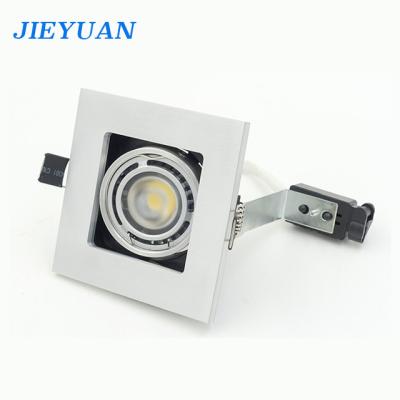 China Modern Aluminum LED Spotlight Housing 1 COB AR111 and GU10 LED Head Down Light Fixture LED Ceiling Lamp for Hotel for sale