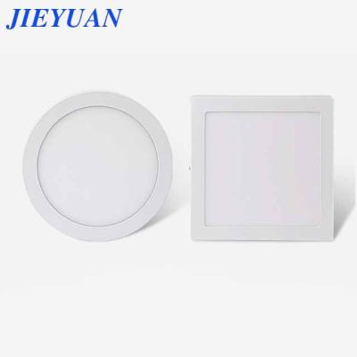 China Indoor LED Panel Light House IP20 Recessed Outdoor Mounted Ceiling Lighting Round Square LED Panel Light For Indoor Hotel for sale