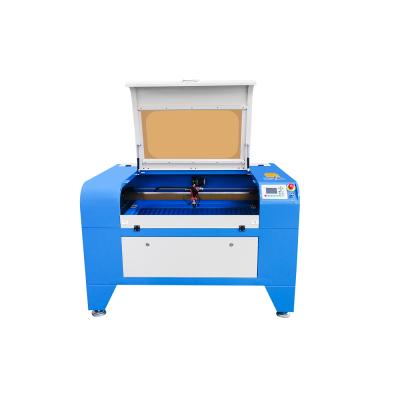 China Laser CUTTING Paper Crafts Felt Wooden Toys Laser Cutting Machine CO2 Desktop CNC Laser Rubber Cutter 6090 for sale