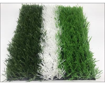 China S shape football artificial grass monofilament durable sports field used 50mm s shaped fake grass lawn for sale