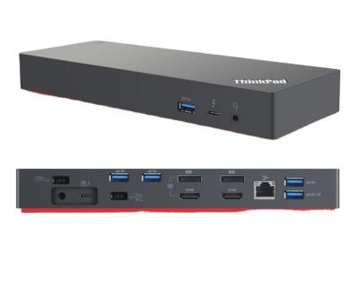 China USB 3.1*5 TBT3*1 HD*2 DP*2 Thunderbolt 3 Usb 3.1 Hub Docking USB-c Laptop Usb Docking Station Workstation For ThinkPad for sale