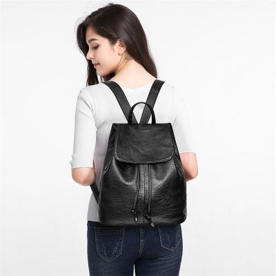 China No factory trend news wholesale fashion women's backpack school fashion ladies women's backpack eco-friendly PU leather backpack for sale