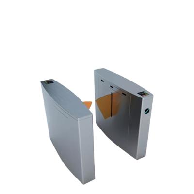 China Stainless steel / according to customer requirements provided in China wing-shaped automatic opening and closing low noise gate flap barrier access controller for sale