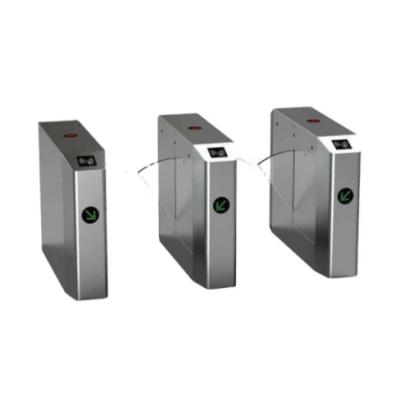 China Stainless Steel / According To Customer Requirements Provided In Access Controller Wing Shaped Barrier China Flap Automatic Opening And Closing Gate Low Noise for sale