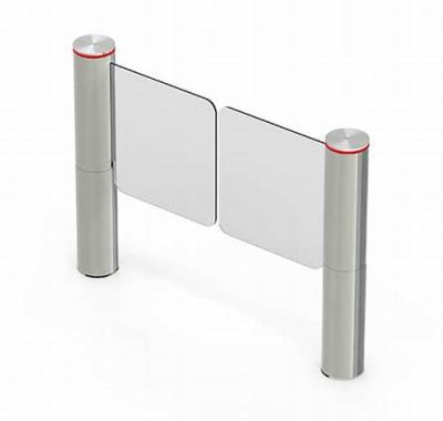 China Stainless Steel/According to Customer Needs Revolving Door Supermarket Turnstile Full Automatic Bi-Directional Security Gate Supermarket Barrier Swing Type for sale