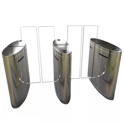 China Stainless Steel / According To Customer Requirements Automatic Full Height Turnstile Entrance Sliding Access Control Sliding Turnstile for sale