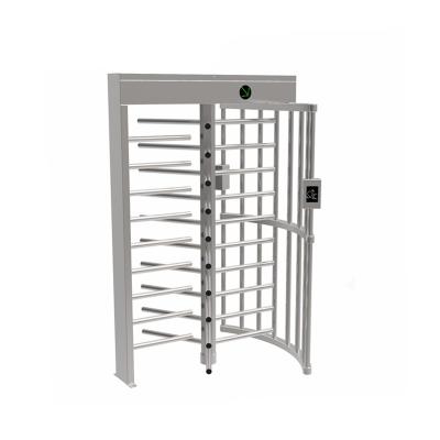 China Stainless steel / according to customer needs high quality pedestrian passage RFID system 90 degree full-height turnstile double door mechanism barrier gate for sale